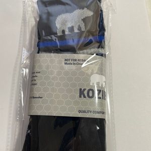 Very comfortable Black Kozie Bear socks! For playing sports or just relaxing!